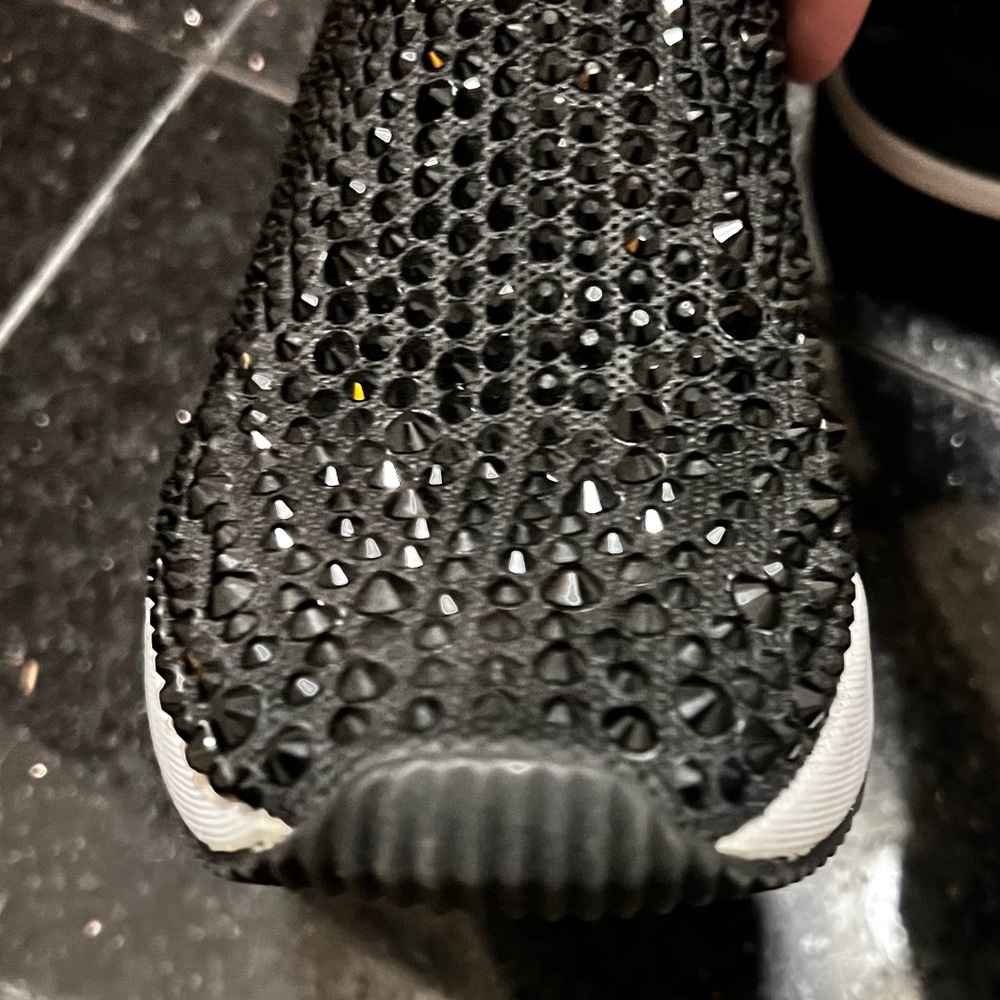 Michael Kors Black Studded Sneakers - Picture 9 of 9